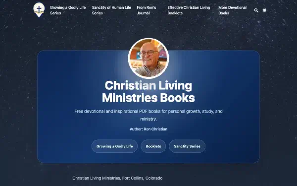 Christian Living Ministries Books