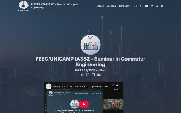 FEEC/UNICAMP IA382 - Seminar in Computer Engineering