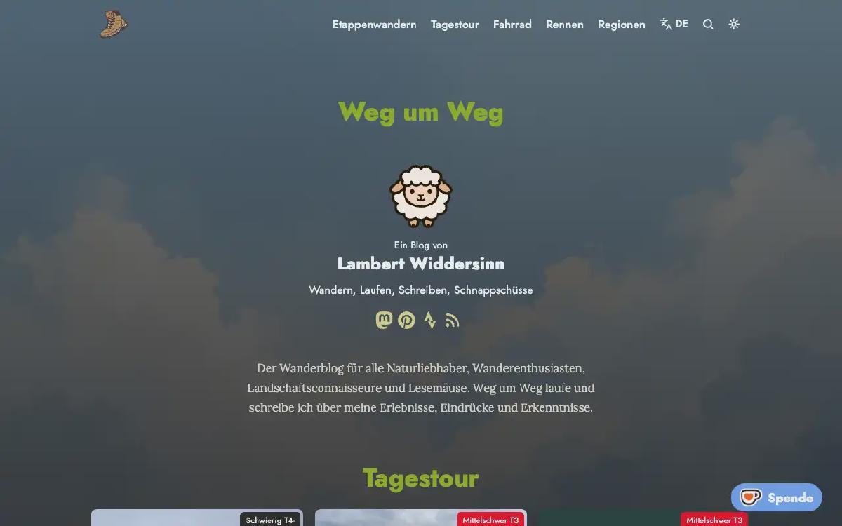 Weg um Weg